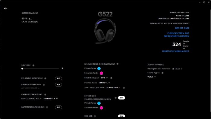 Logitech G-Hub Software