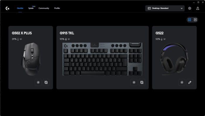 Logitech G-Hub Software