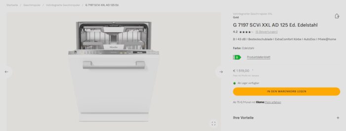 Miele G7197